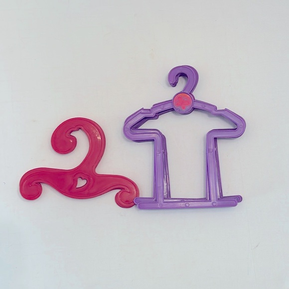 18 inch Doll Clothes Plastic Hangers Pink Our Generation Purple Unbranded 9 - Picture 1 of 2